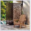 Chaise Adirondack pliante en bois surdimensionnée avec dossier et siège pré-assemblés, parfaite pour le jardin, la cour et le patio-1757603149