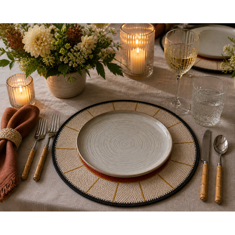 Ensemble de 4 assiettes à sauge Aquarius 10,5 po