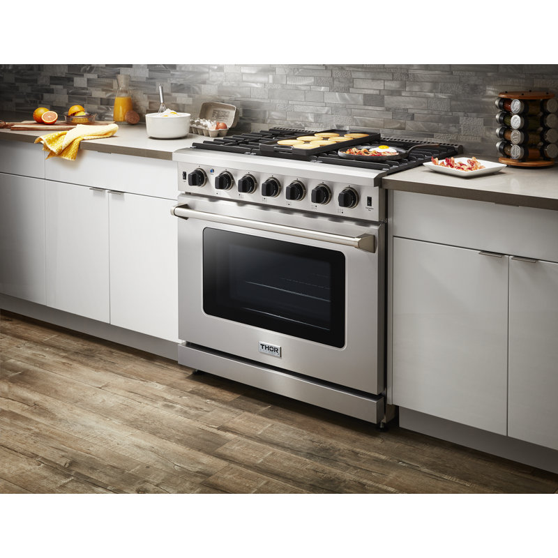 Thor Kitchen 36" 6 Cubic Feet Free Standing Range
