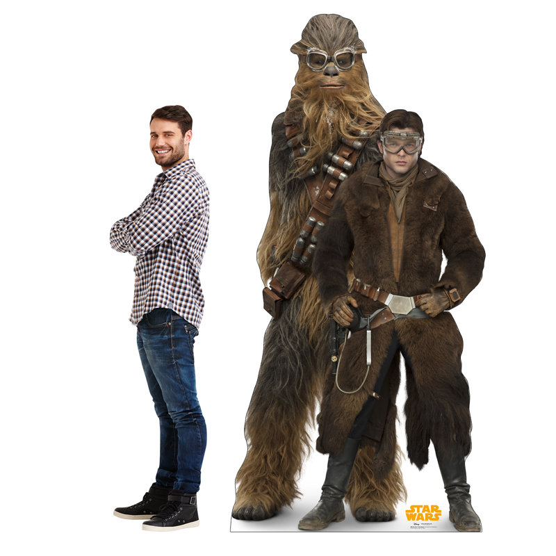 Han Solo™ And Chewbacca™ 87'' Star Wars Cardboard Standup