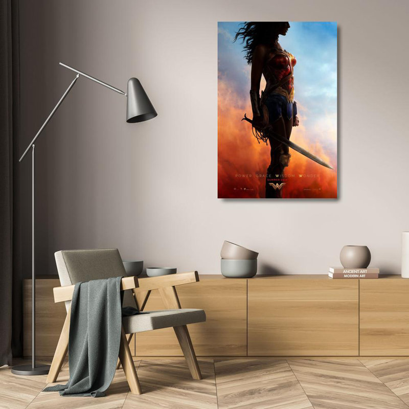 Wonder Woman, 24" H x 16" W