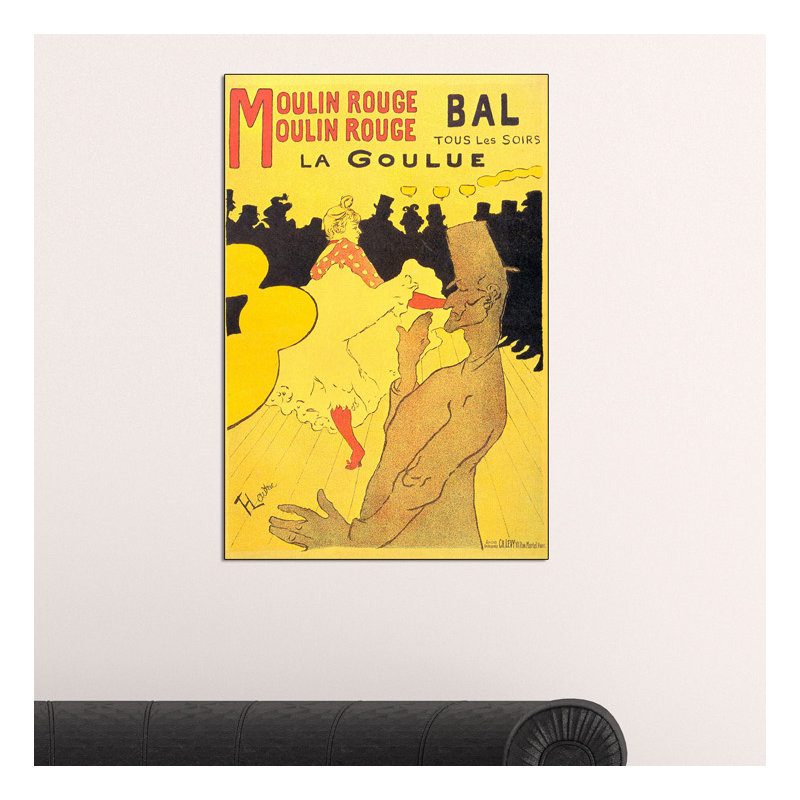 Henri De Toulouse-Lautrec - Wrapped Canvas Print, 90cm H x 60cm W x 1.8cm D