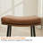 Upholstered 26" Backless Saddle Barstools-777344754-777344758
