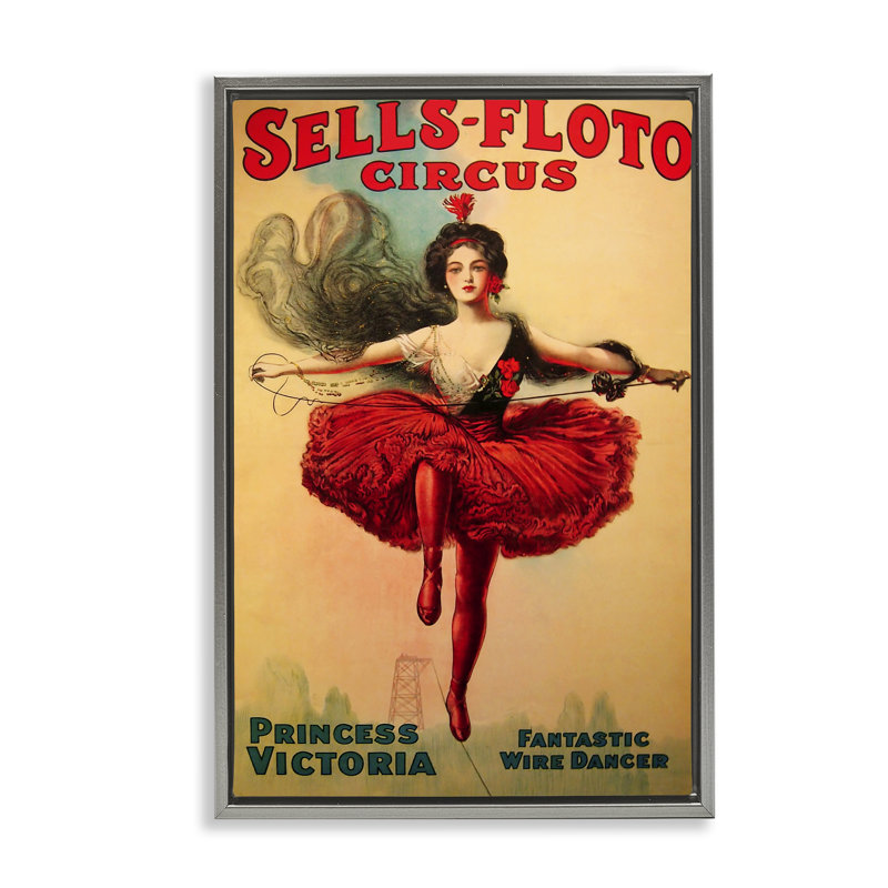 Affiche flottante vendue-Floto, affiche de Marcus Jules, Cadre flottant gris lustré, H 25 po x l 17 po