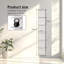 Étagère murale flottante à 7 niveaux à DEL avec éclairage RVB et télécommande, organisateur de rangement vertical et présentoir décoratif pour la maison et le bureau