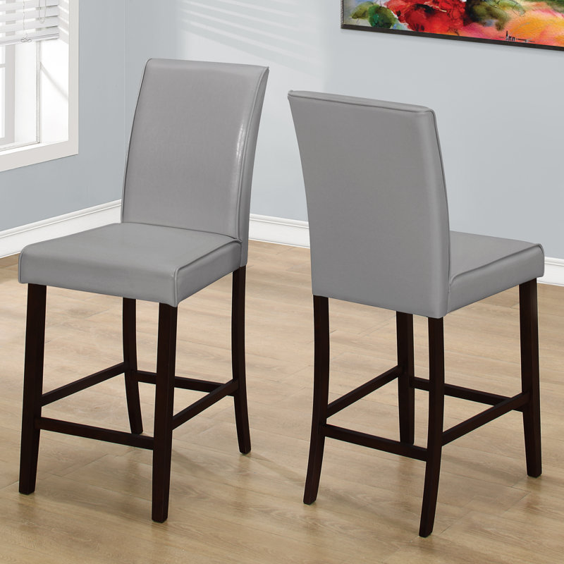 Humaira 24.5" Counter Stool, Grey