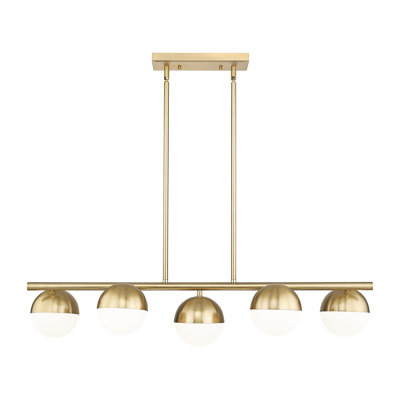 Lustre linéaire à 5 lumières Trombetta