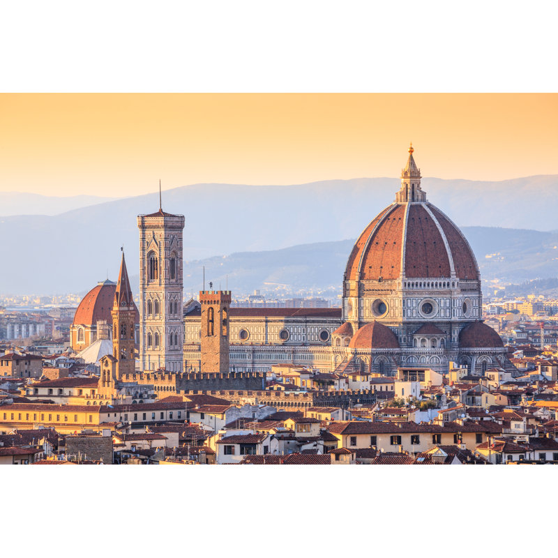 Cathedral Santa Maria Del Fiore,Florence, Italy by Nicola Forenza - Wrapped Canvas Print, 30cm H x 46cm W x 3.8cm D