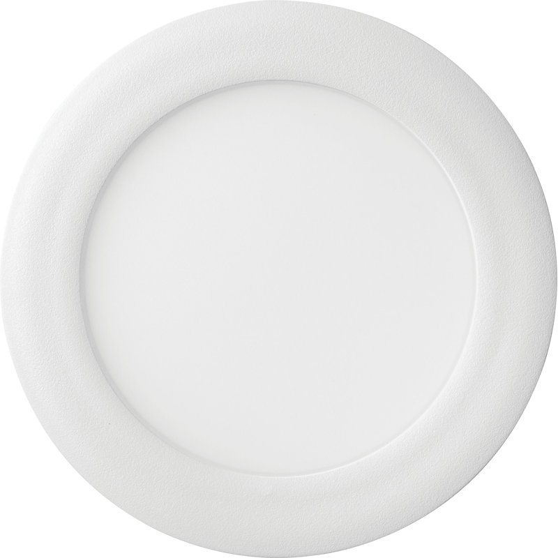 6'' Matte White Aluminum LED Downlight with Switchable Color Temperature