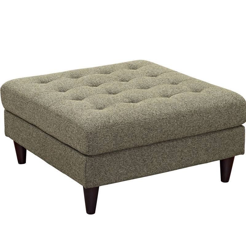 Grand repose-pieds en tissu Empress de Modway, Polyester avoine