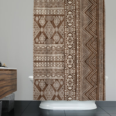 Geometric Shower Curtain