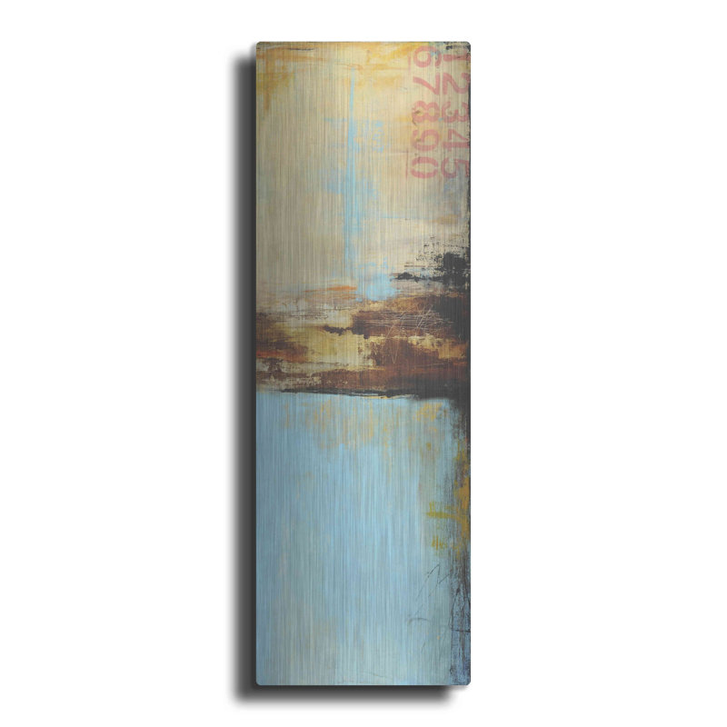 «Dockside 37 II» par Erin Ashley - reproduction d'art sur métal sans cadre, L 12 po x H 36 po
