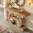 41.3" Farmhouse Console Table, 3-Tier Sofa Table with Storage Shelves for Living Room, Hallway, Foyer-502039972