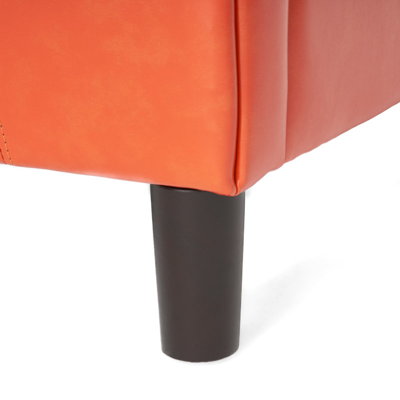 Fauteuil demi-tonneau Barrell, Orange