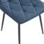 4 Pieces Upholstered Side Chair High Back Dining Chair With Metal Legs-1494565727-1539119142
