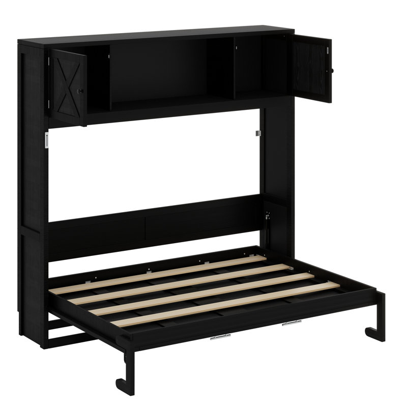 Lit escamotable avec armoires de rangement