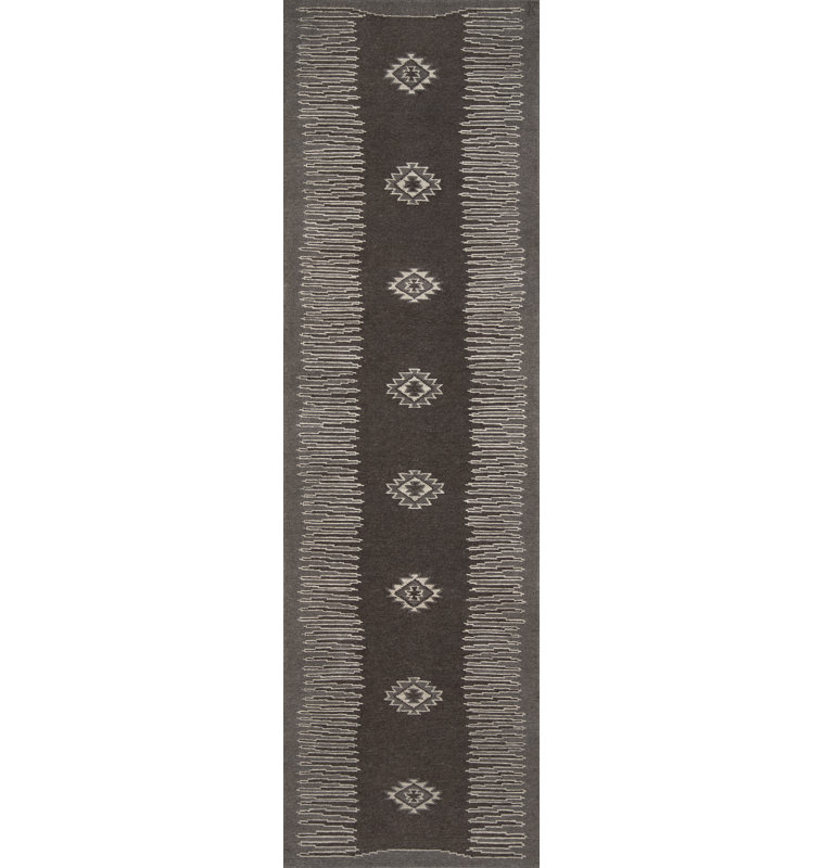 Mesa Hand Woven Wool Area Rug, Runner 3' x 12'