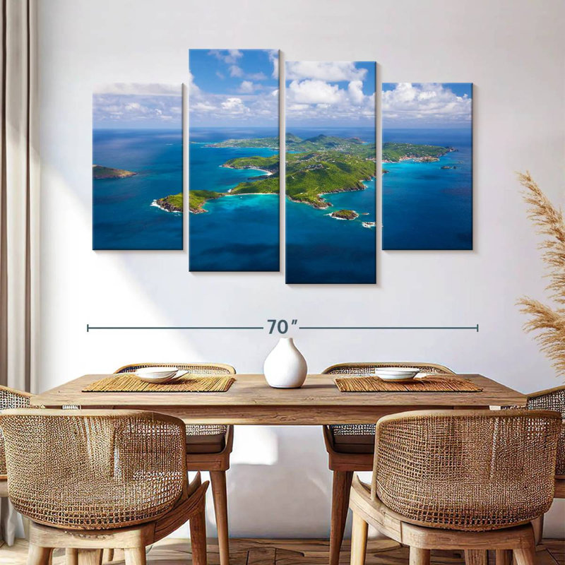 Nicci Saint Barths Vue d'ensemble, H 42 po x l 68 po