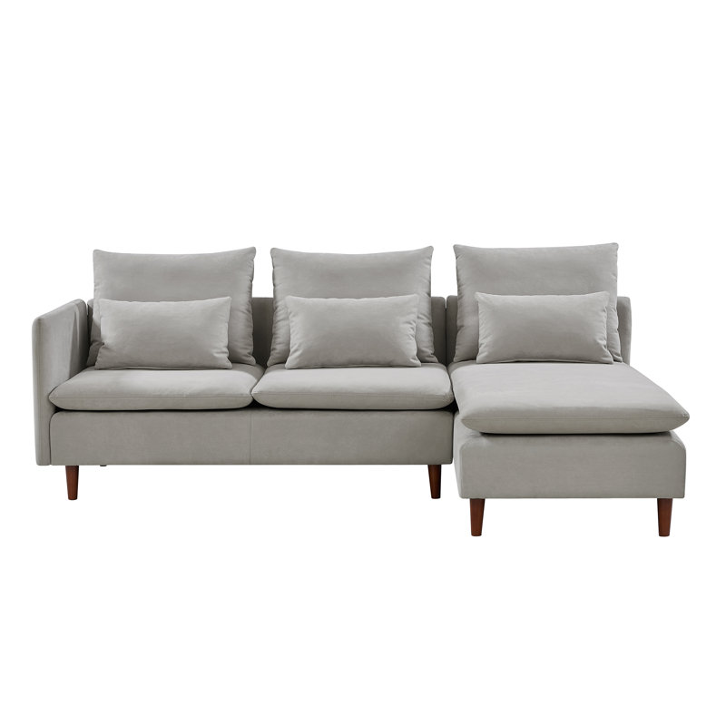 Upholstered L-Shaped Sectional Right Hand Facing