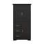 Armoire de rangement haute et large avec portes et trois tiroirs-1628456134