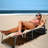 Saenz Outdoor Rust-Resistant Metal Chaise Lounge-1608781484
