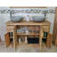 Eason 1230mm Double Bathroom Vanity with Vessel Basin