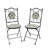 Glasper 2 - Person Patio Dining Set Round Table