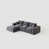 Velours gris velours est en rupture de stock