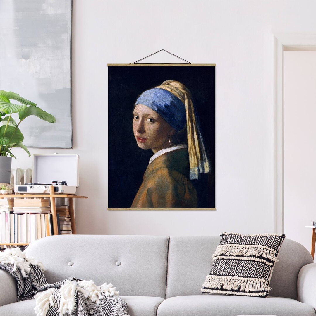 Grafikdruck The Girl with the Pearl Earrings von Jan Vermeer Van Delft