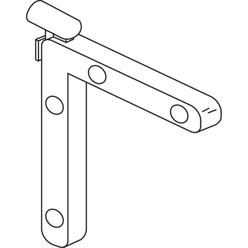 Prime-Line Tilt Key, 0.180 In. x 0.202 In., Nylon