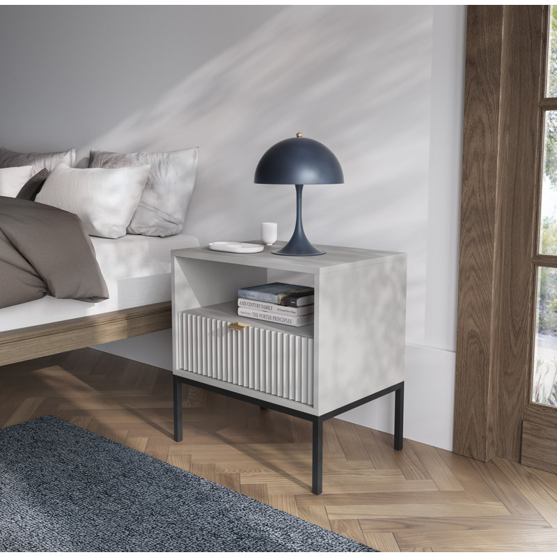 Easley End Table, Light Grey