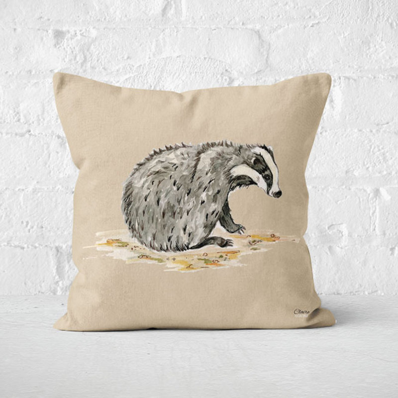 Blandy Animal Print Square Cushion