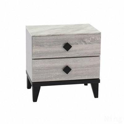 Nightstand With 2-Drawers Storage