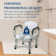 Professional 400Lb. Adjustable Bathroom Shower Chair with Arms