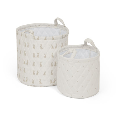 2 Pack Storage Baskets - Bunnychino