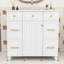 Ensemble de meuble-lavabo simple en bois avec comptoir d'évier Tamera-1317118186