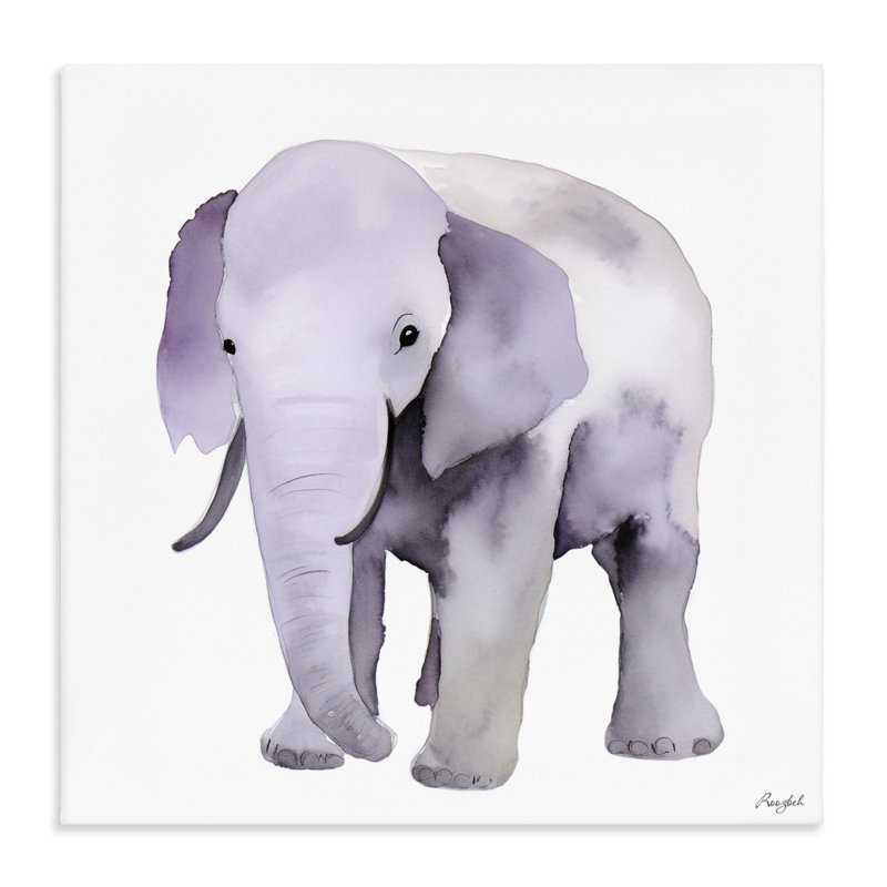 Toile d'éléphant pour enfant, design par Roozbeh, H 30 po x l 30 po