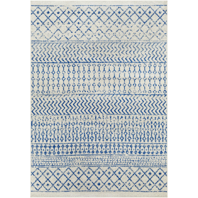 Bernhard Global Blue/Ivory Area Rug