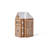 Gingerbread 6.7'' H Stoneware Tabletop Lantern