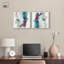 Emerald Isle IV, ensemble de toiles minimalistes abstraites par Art Remedy-111791619-111791621