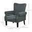 Fauteuil de 31,5 po de largeur, fauteuil d'appoint et pieds de lecture Nahki-1587667137