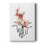 Mains et fleurs III - Cavas de galerie sur mesure