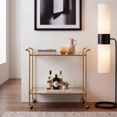 Oxendine Metal Bar Cart