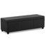 Avalon 54"W Upholstered Storage Ottoman Bench with Interior Storage and Safety Hinges-212848450
