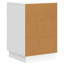 43cm W Engineered Wood Bedside Table