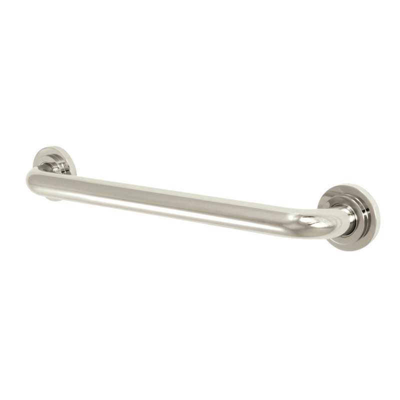 Kingston Brass Restoration 1-1/4 Inch O.D Grab Bar, Polished Nickel, 3.06" H x 39.06" W x 2.75" D