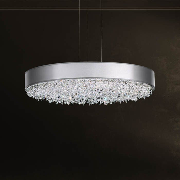 Eclyptix 1 - Light LED Chandelier, Silver