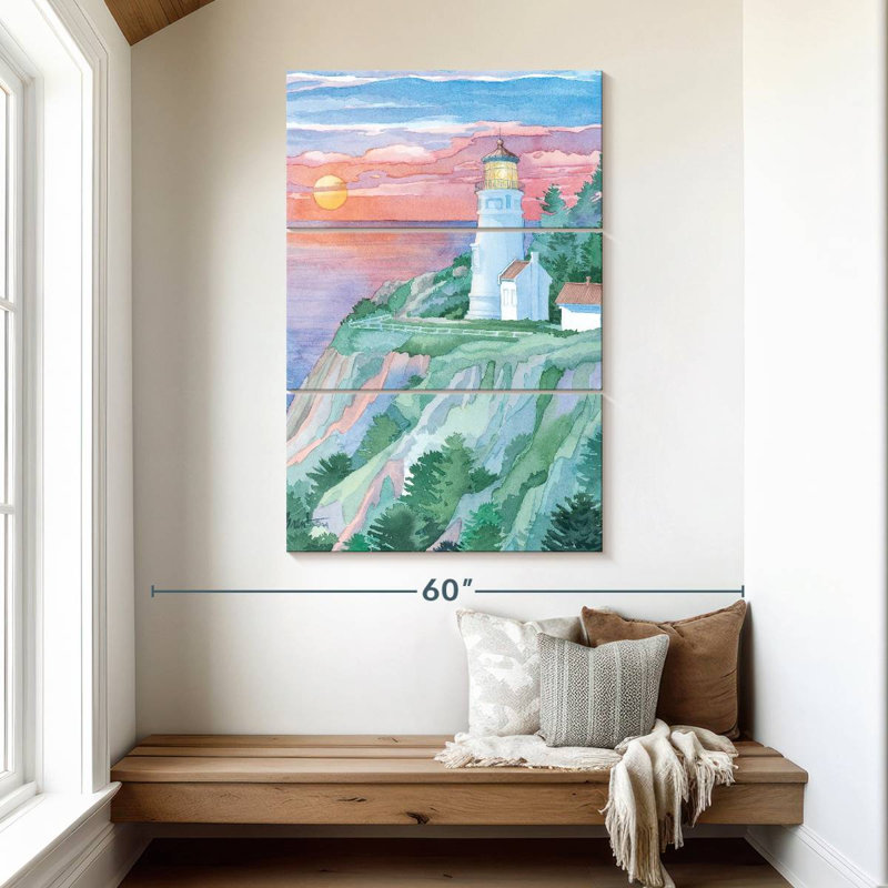 Phare Gillard Heceta Head OU, H 50 po x l 32 po