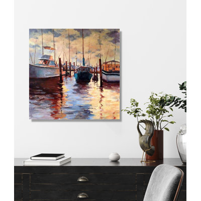 " Docks At Sunset "