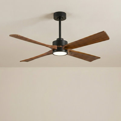 42in Solid Wood Ceiling Fan With Light, Smart Control Led Ceiling Fan, 3 Color Temperatures, Quiet Reversible Dc Motor, Ceiling Fan With Remote & App Control For Bedroom, Living Room & Large Rooms